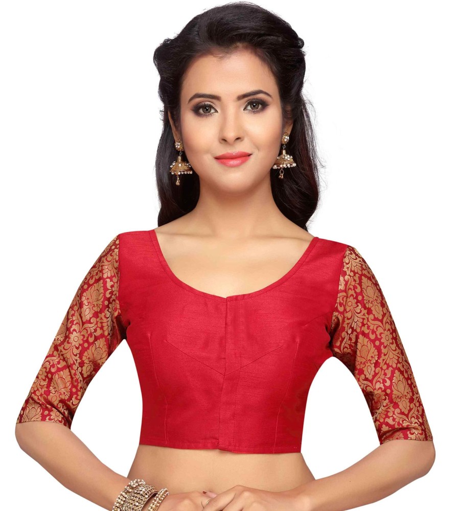 Women Shringaar | Women'S Silk Saree Blouse By Shringaar- 1 Pc