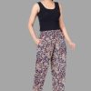 Women House of RP | Women'S Multicolor Rayon Printed Trousers - House Of Rp Blue