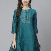 Women Bhama Couture USA | Women'S Couure Ethnic Tunic - Bhama Couture Usa Green