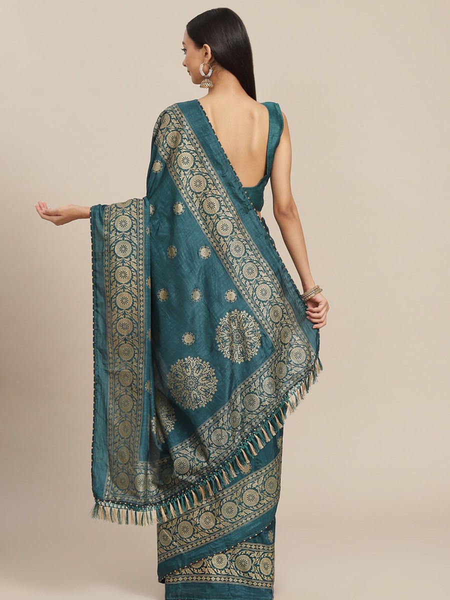 Women Dwija Fashion | Women'S Colour Saree Collection - Dwija Fashion Green