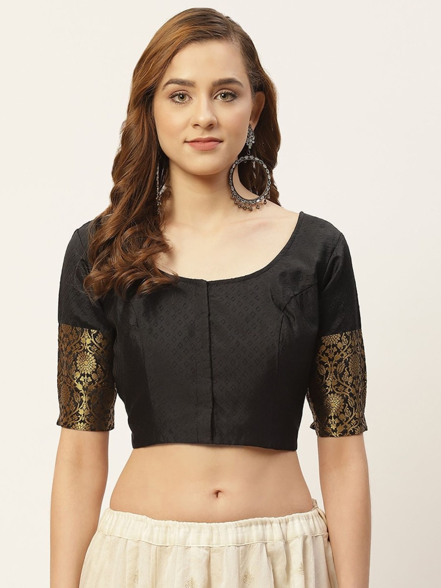 Women Shringaar | Women Black Saree Blouse By Shringaar (1Pc)