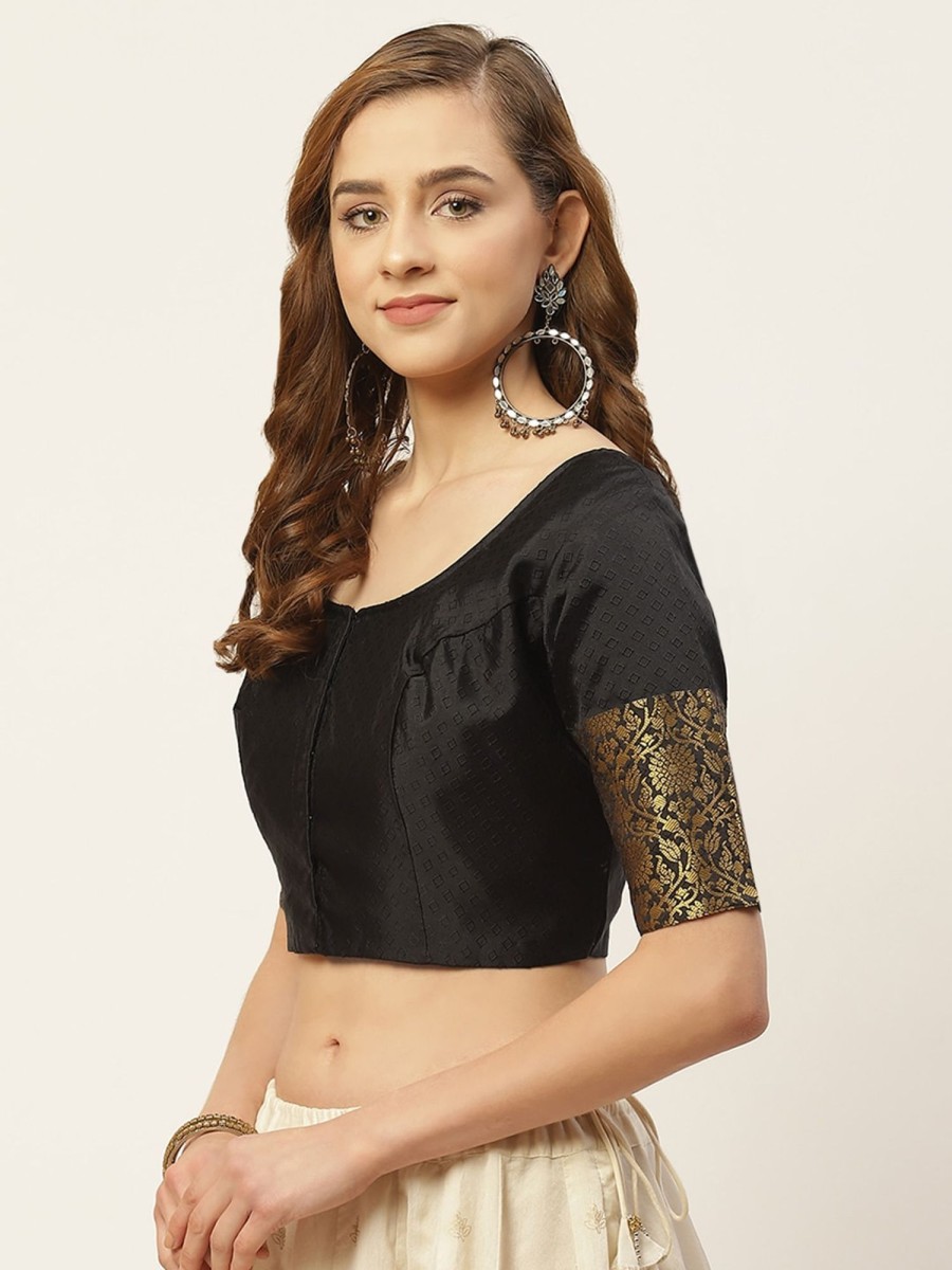 Women Shringaar | Women Black Saree Blouse By Shringaar (1Pc)