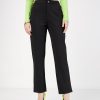 Women Lyush | Women'S Black Roma Tapered Pants - Lyush