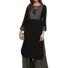 Women Ziyaa | Women Printed Kurta By Ziyaa (1 Pc Set) Black