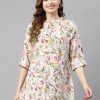 Women NOZ2TOZ | Women'S Multi Floral Rayon Top - Noz2Toz