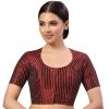 Women Shringaar | Women'S S Polyester Handloom Silk Saree Blouse. - Shringaar Maroon