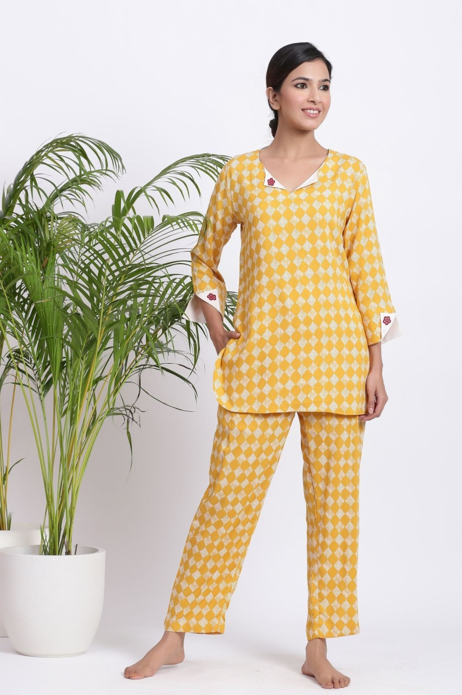 Women Gillori | Women'S Honey Dew Jammies Set - Gillori