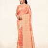 Women Sweet Smile | Women'S Color Stylish Saree With Blouse Set - Sweet Smile Peach